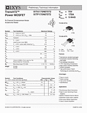 DataSheet IXTP170N075T2 pdf